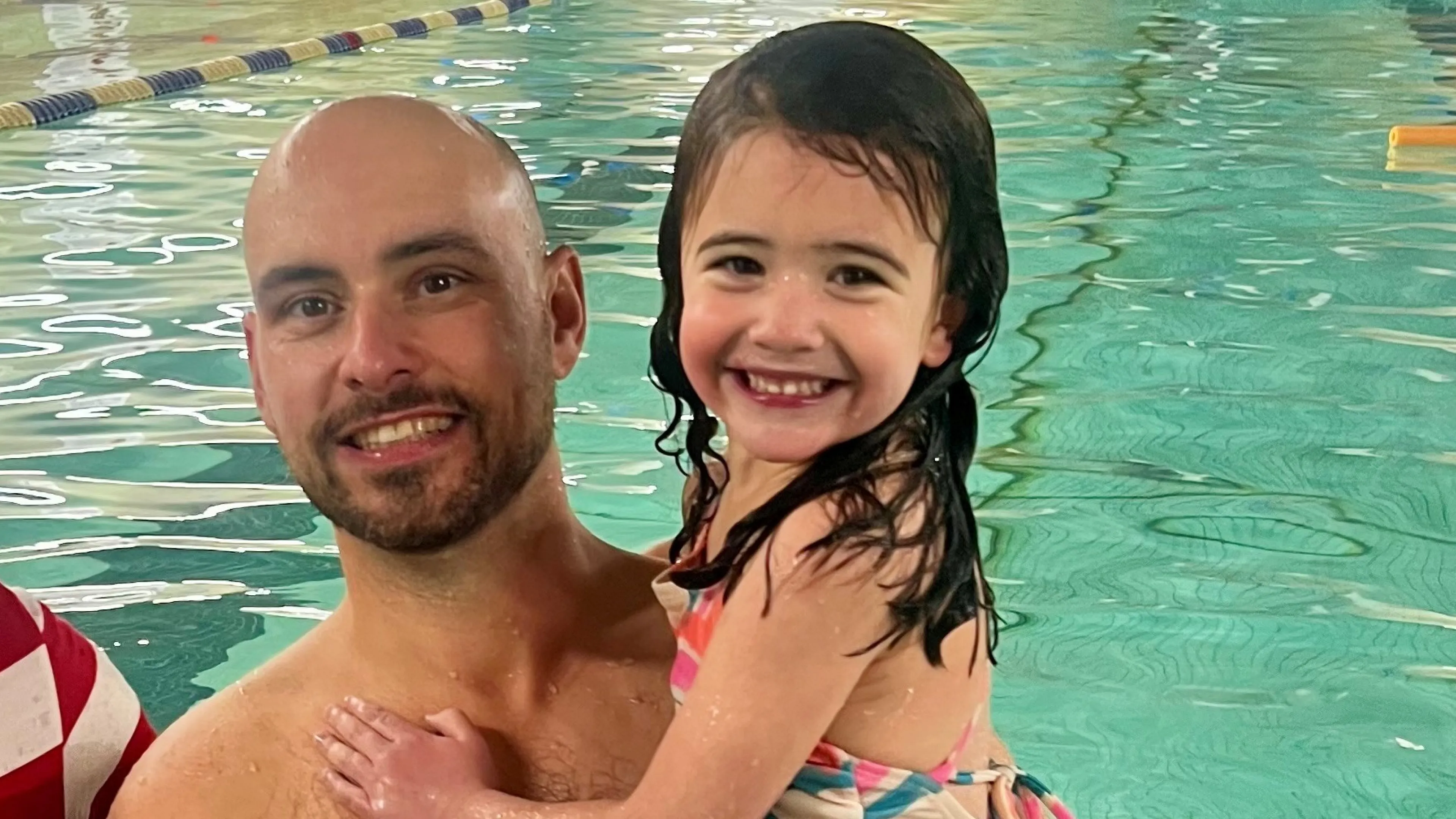 swim father daughter